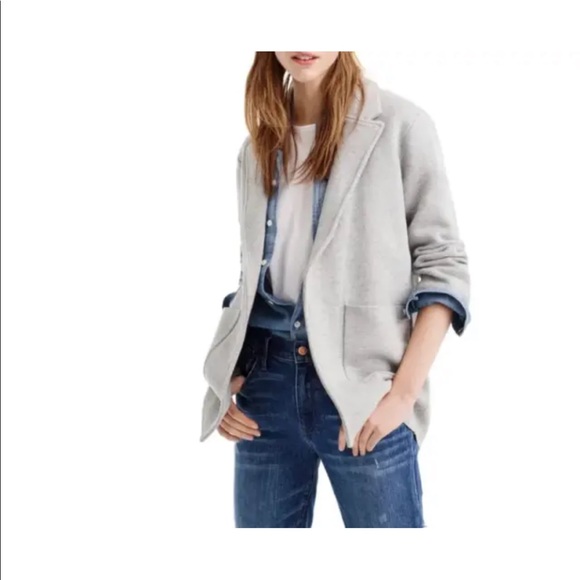 J. Crew Sweaters - J Crew Sophie open-front sweater-blazer Style J0244 Heather Grey Cardigan